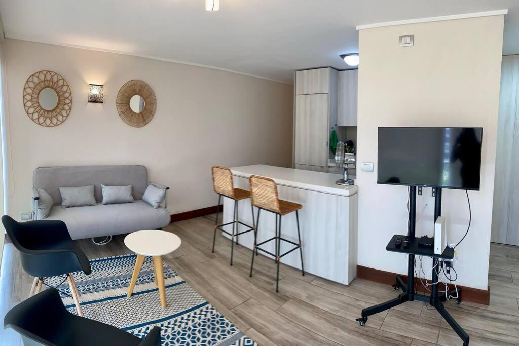 Apartamento Luminoso Y Moderno Depto En Corazón De Providencia